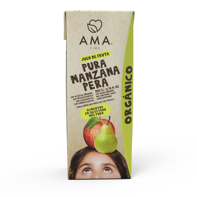 AMATIME 有(yǒu)機(jī)梨蘋果汁200ml
